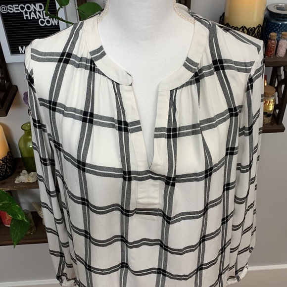 Loft Flannel Tunic Top - Picture 4 of 6
